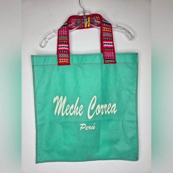 Meche Correa Other - Meche Correa 19"x19" Large Shopping Bag with Manta Inca- Multicolor Straps
